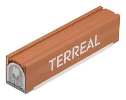 TERREAL STRUCTURE Coffre Volet Roulant Avec Sous-face En Terre Cuite - Long. 3000 Mm X Larg. 300 Mm X Ep. 280 Mm