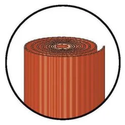 EDILIANS TECH Rouleau De Plomb Plisse Naturel 5/10eme Larg. 330mm Et Lg. 5m