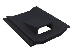 Monier TUILE CHATIERE GRILLAGEE PERSPECTIVE NOIR