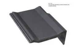 Monier TUILE DE RIVE UNIVERSELLE DROITE PERSPECTIVE ARDOISE