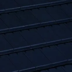 Monier Tuile Regence Terre Cuite Noir - Long. 32,8 Cm X Larg. 22,6 Cm