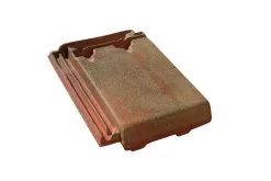 Monier Tuile Regence Terre Cuite Terron - Long. 32,8 Cm X Larg. 22,6 Cm