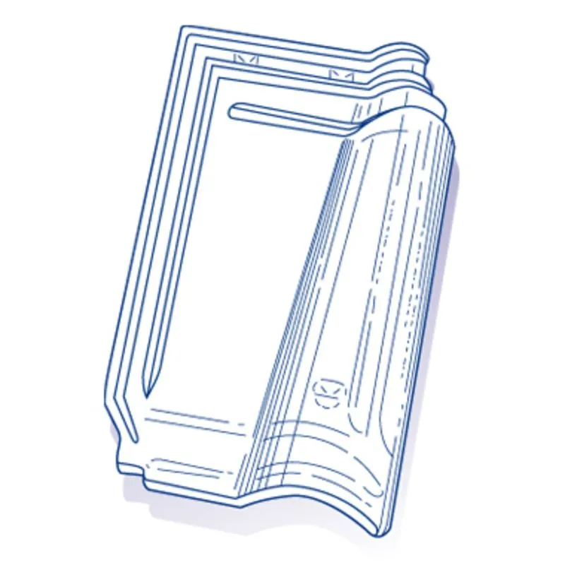 La Rochère Tuile De Verre Meridion.GR13 - Long. 44,3 Cm X Larg. 27,3 Cm 3 La Rochère Tuile De Verre Meridion.GR13 - Long. 44,3 Cm X Larg. 27,3 Cm