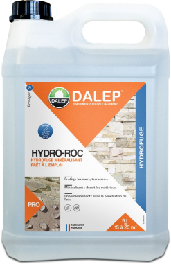 DALEP Hydrofuge Mineralisant Pret A L'Emploi HYDRO-ROC - Bidon 5 L