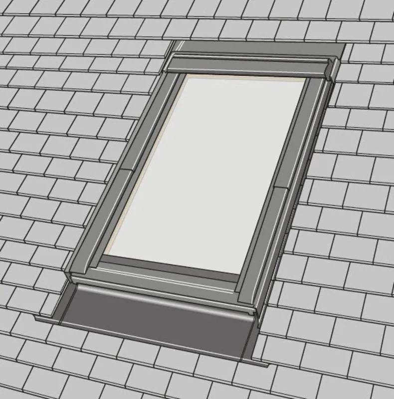 Velux Raccord Sur Toiture EDP U04 0000 Pour Materiaux Plats - Larg. 134cm X Haut. 98cm Gris 3 Velux Raccord Sur Toiture EDP U04 0000 Pour Materiaux Plats - Larg. 134cm X Haut. 98cm Gris