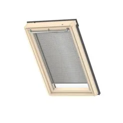 Velux Store Venitien Manuel En Aluminium PAL MK04 7001S Blanc - Larg. 78 Cm X Haut. 98 Cm