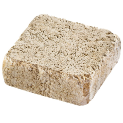 FABEMI DIVISION ENVIRONNEMENT Pave Beton MEDIEVAL Paille - Long. 16cm X Larg. 16cm X Ep. 6cm