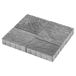 FABEMI DIVISION ENVIRONNEMENT Pave Beton NAVARRE Brut Gris Nuance - Larg. 25cm X Ep. 6cm