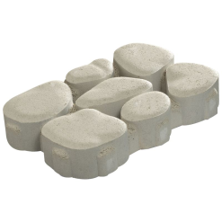 FABEMI DIVISION ENVIRONNEMENT Dalle Beton Drainante DURANCE Pierre - Long. 50cm X Larg. 33cm X Ep. 8,5cm