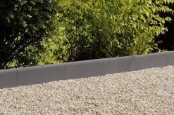 FABEMI DIVISION ENVIRONNEMENT Bordure Droite 50X25X5 L=50 X L= 24 ANTHRACITE Beton