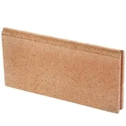 FABEMI DIVISION ENVIRONNEMENT Bordure Droite 50X25X5 L=50 X L= 24 SAUMON Beton