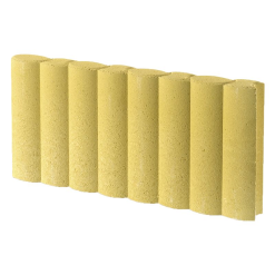 FABEMI DIVISION ENVIRONNEMENT Bordure L=50 X L= 24 OVALINE PAILLE Beton