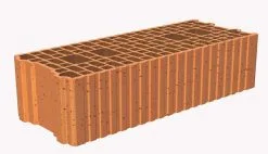 Wienerberger Arase En Terre Cuite POROTHERM R20 Betschdorf - Long. 50cm X Haut. 20cm X Ep. 12,4 Cm