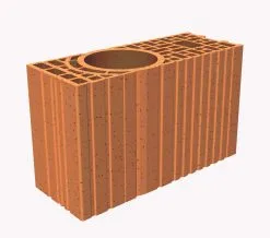 Wienerberger Poteau Tableau Multi Angles En Terre Cuite GF R20 Achenheim - Long. 51cm X Haut. 20cm X Ep. 29,9 Cm