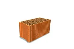 Wienerberger Base En Terre Cuite POROTHERM R25 Achenheim - Long. 50cm X Haut. 25cm X Ep. 24,9 Cm