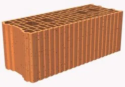 Wienerberger Brique Complementaire En Terre Cuite POROTHERM R20 Compl. Betschdorf - Long. 50cm X Haut. 20cm X Ep. 18,9 Cm