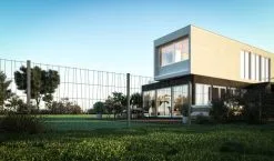 SCHERTZ SAS Grillage En Panneau Soude GENO Gris 7016 Maille 200X55 Mm - Haut. 1,53m X Long. 2,5m