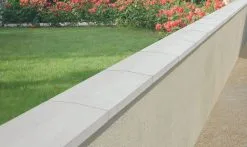 Weser Chaperon De Mur Optipose 2 Pentes 49 X 23 Blanc Casse