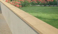 Weser Chaperon De Mur Optipose 2 Pentes 49 X 28 Ton Pierre