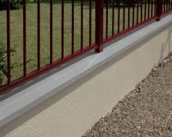 Weser Chaperon De Mur Optipose Plat 49 X 33 Gris