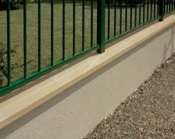 Weser Chaperon De Mur Optipose Plat 49 X 33 Ton Pierre