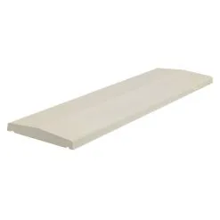 Weser Chaperon De Mur Pierre Lisse 2 Pentes 99 X 30 Creme