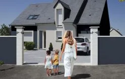 Weser Element De Pilier Prisme 29 X 29 X 16,7 Blanc Casse