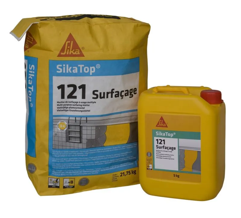 Mortier Hydraulique SikaTop-121 Kit De 26,75kg 3 Mortier Hydraulique SikaTop-121 Kit De 26,75kg
