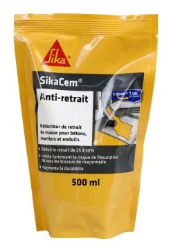 Additif Pour Betonnage Sikacem AntiRetrait Marron