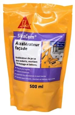 Accelerateur De Prise Sikacem Accelerateur Façade Blanc