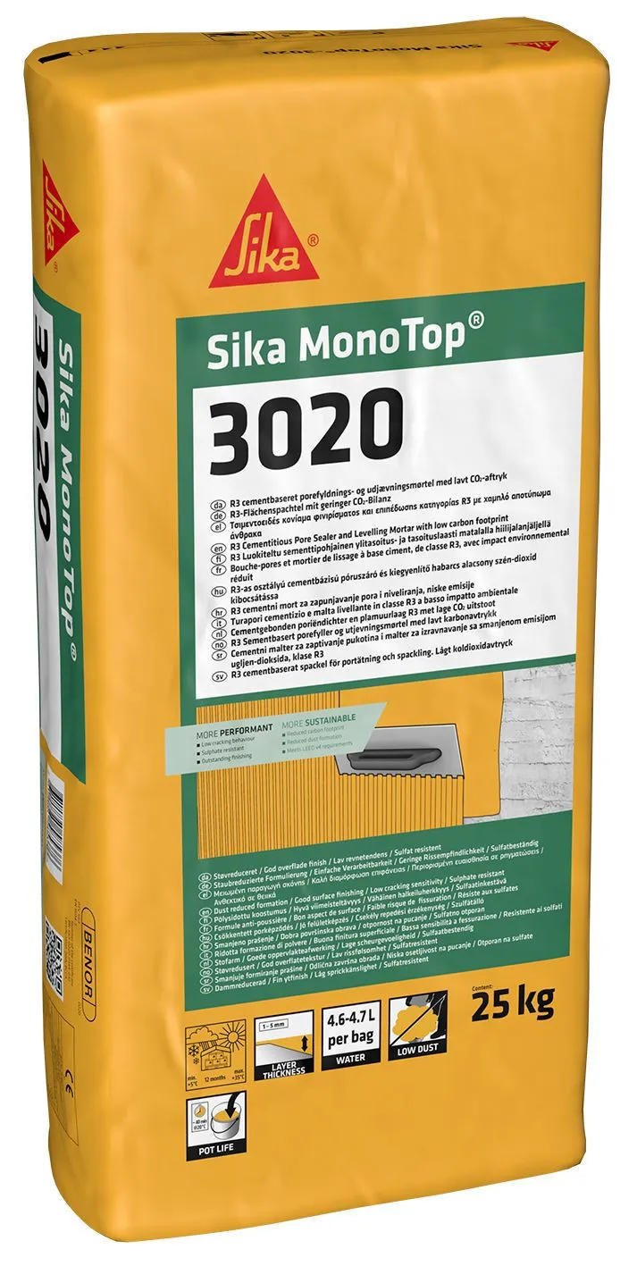 Mortier De Reparation Structurale Sika MonoTop 3020 Sac De 25kg 3 Mortier De Reparation Structurale Sika MonoTop 3020 Sac De 25kg