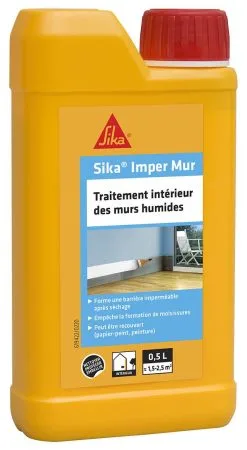 Sika Resine Prete A L Emploi Imper Mur Bidon De 0,5L
