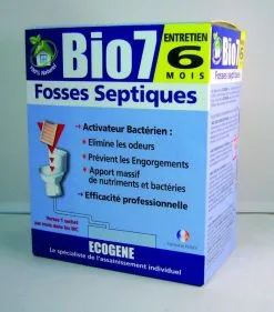 AB7 INDUSTRIES BIO 7 ENTRETIEN FOSSES SEPTIQUES 6 MOIS 480 G